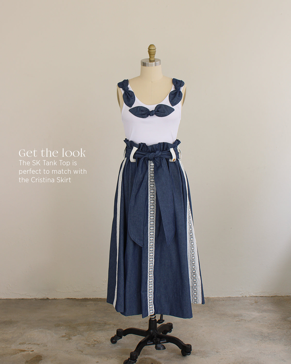 Cristina Skirt - Denim